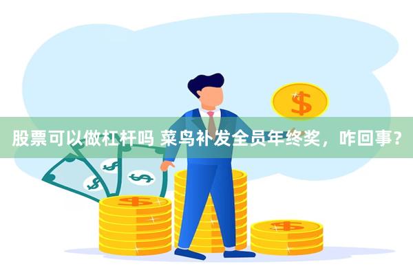 股票可以做杠杆吗 菜鸟补发全员年终奖，咋回事？