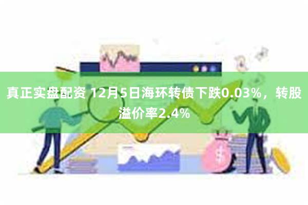 真正实盘配资 12月5日海环转债下跌0.03%，转股溢价率2.4%