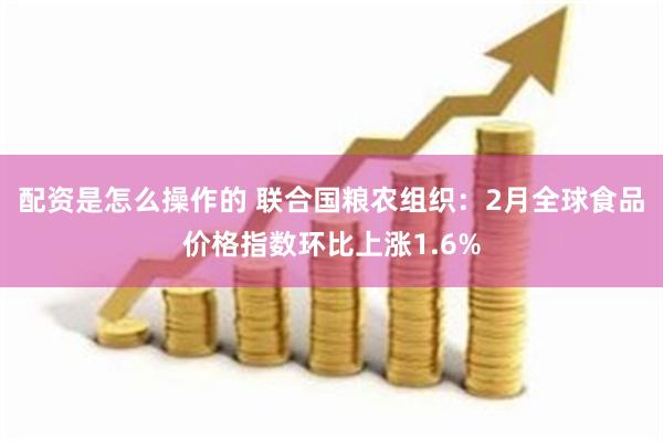 配资是怎么操作的 联合国粮农组织：2月全球食品价格指数环比上涨1.6%