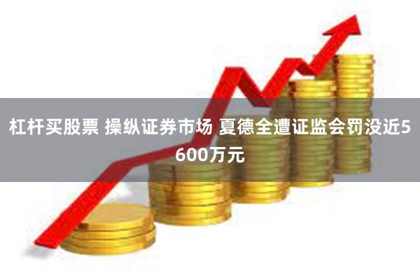 杠杆买股票 操纵证券市场 夏德全遭证监会罚没近5600万元